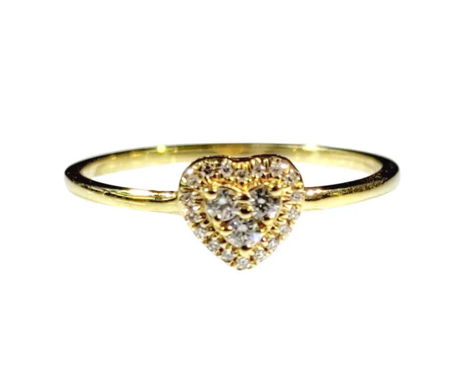 .10ctw Heart Diamond Engagement Ring/ Women's Ring