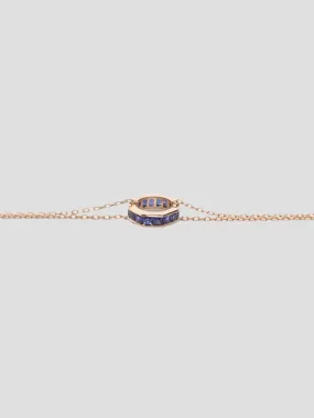 14K Rose Gold Sapphire Otto Bracelet