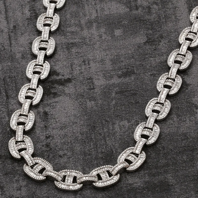 16mm T Cubic Zirconia Cuban Chain/Bracelet