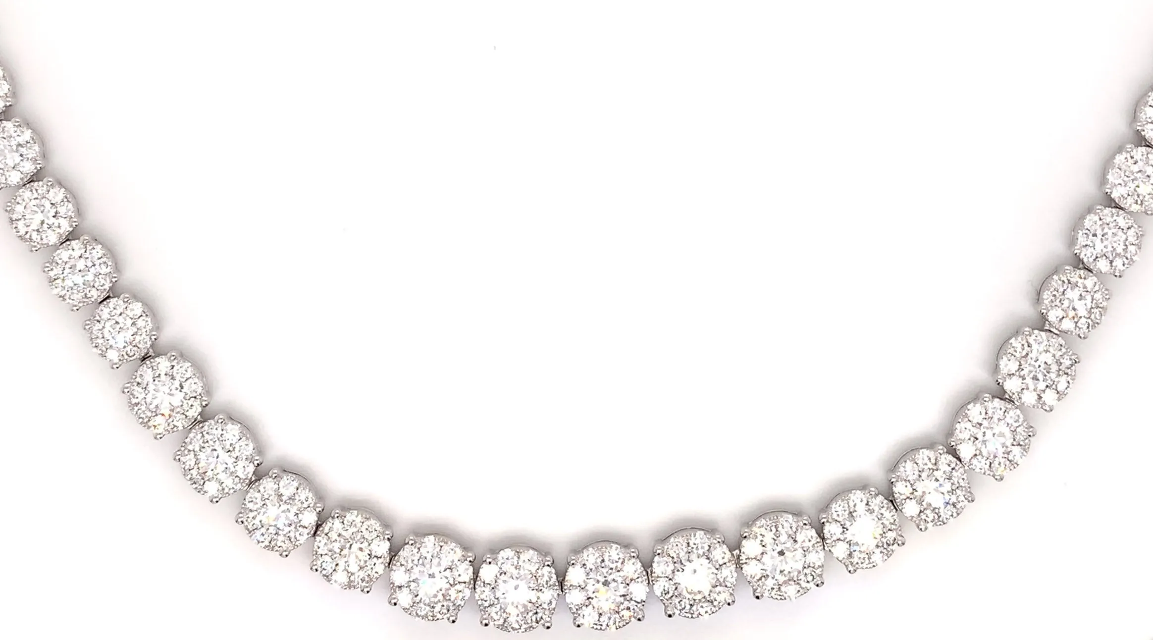 6.66ct t.w. Diamond Statement Necklace