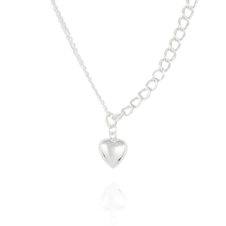 [925 silver] Grace Heart Necklace