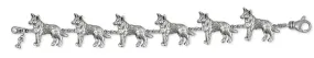 Australian Cattle Dog Jewelry Sterling Silver Handmade Cattle Dog Bracelet  ACD8-BR