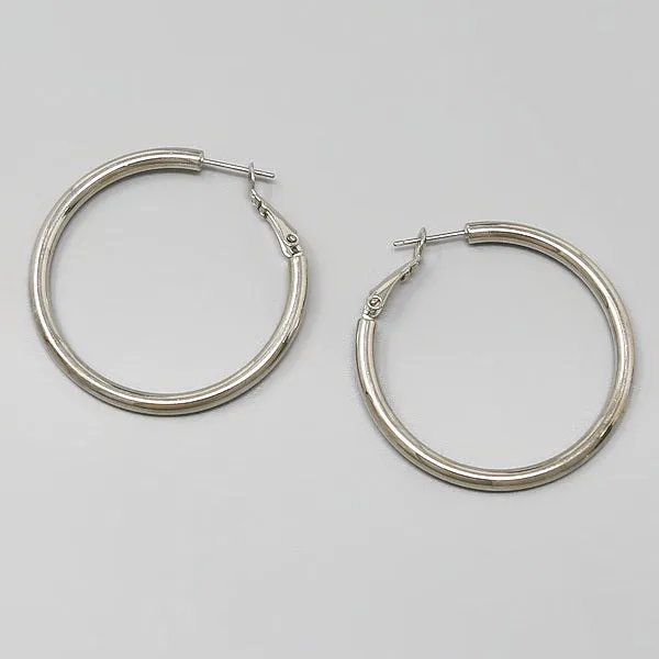 Basic Metal Hoop Earrings