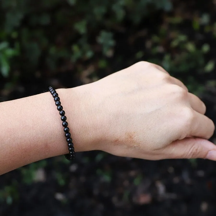 Black Tourmaline Delicate Bracelet