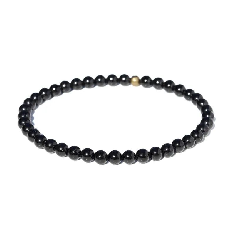 Black Tourmaline Delicate Bracelet