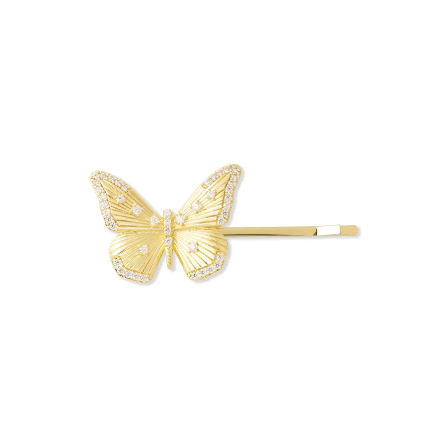 Butterfly Gold Hair Clip