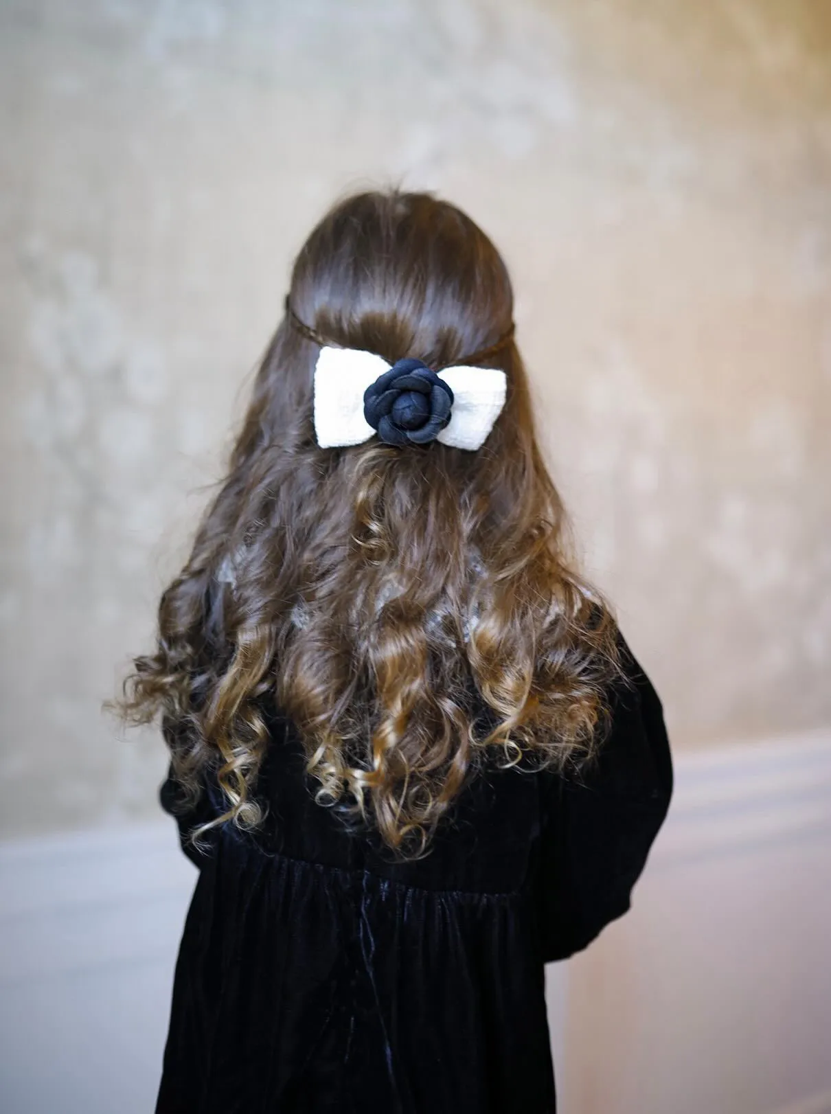 Camellia Bow hair clip