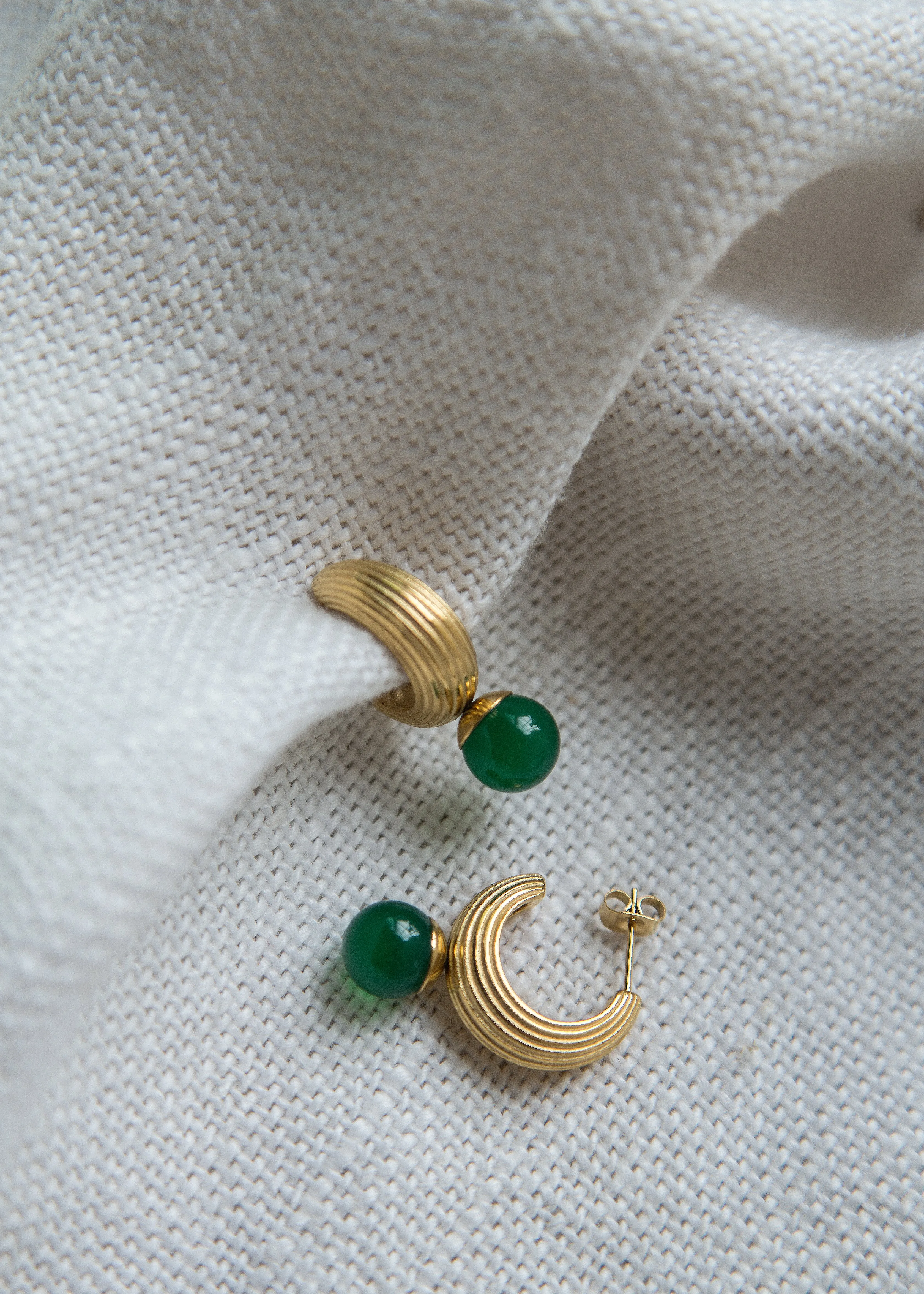 Cara Earrings (Green)