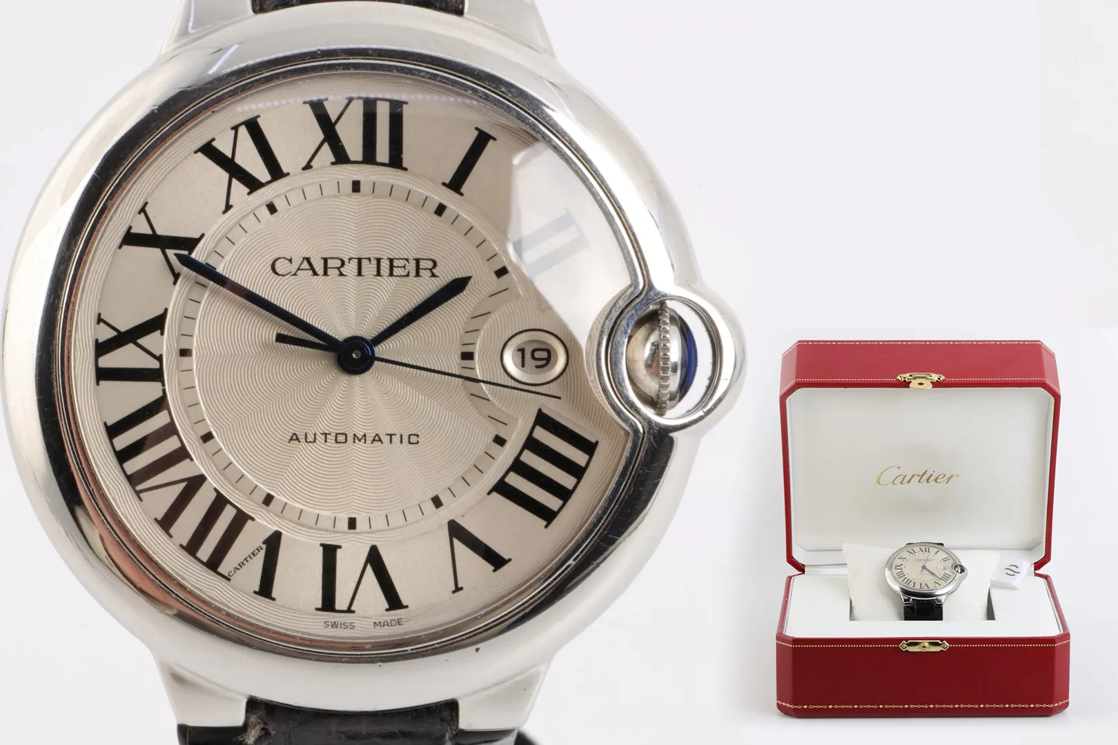 Cartier Ballon Bleu 3001 43mm Stainless Steel Watch