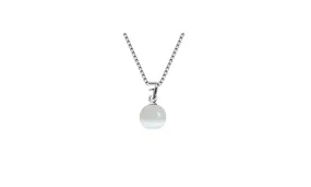 Cat's Eye Sterling Silver Pendant Necklaces For Women