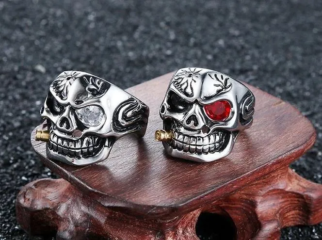 Cigar Skull Ring