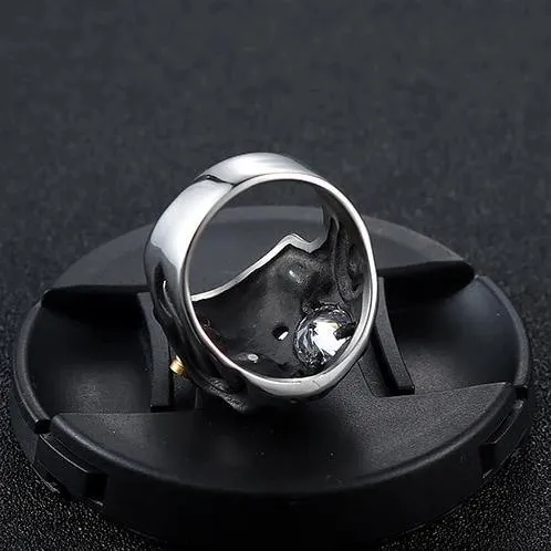 Cigar Skull Ring