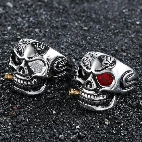 Cigar Skull Ring