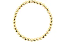 Classic Ball Gold Bead Bracelets (Stretchy)