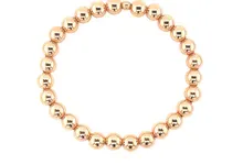 Classic Ball Gold Bead Bracelets (Stretchy)