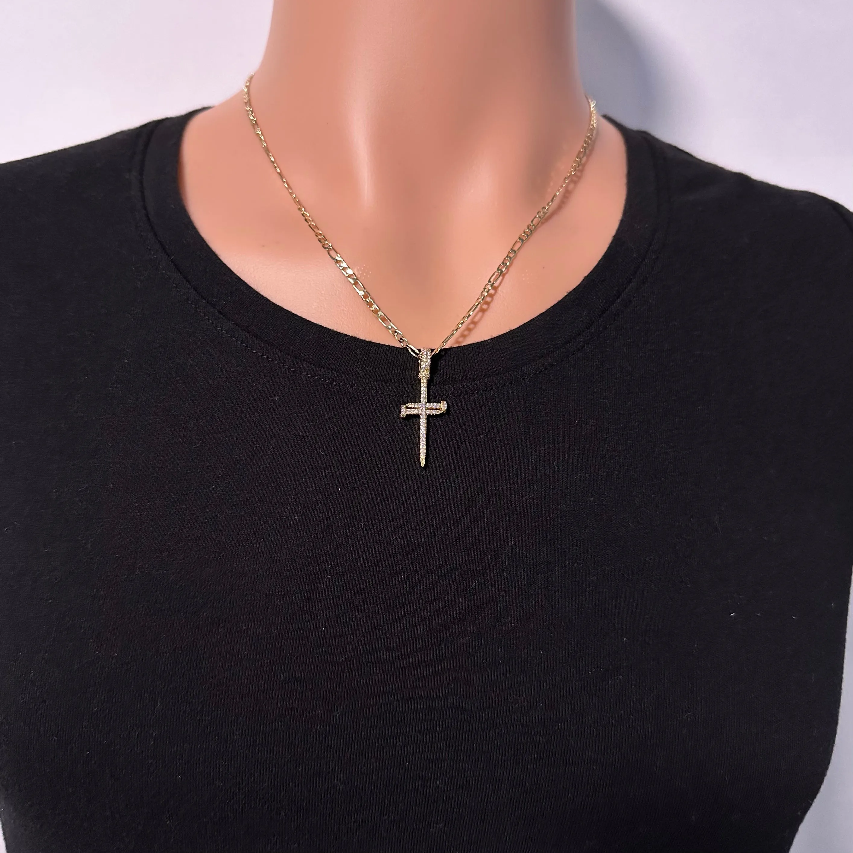 Clavo Cross Necklace