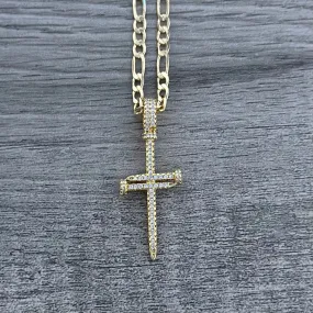 Clavo Cross Necklace