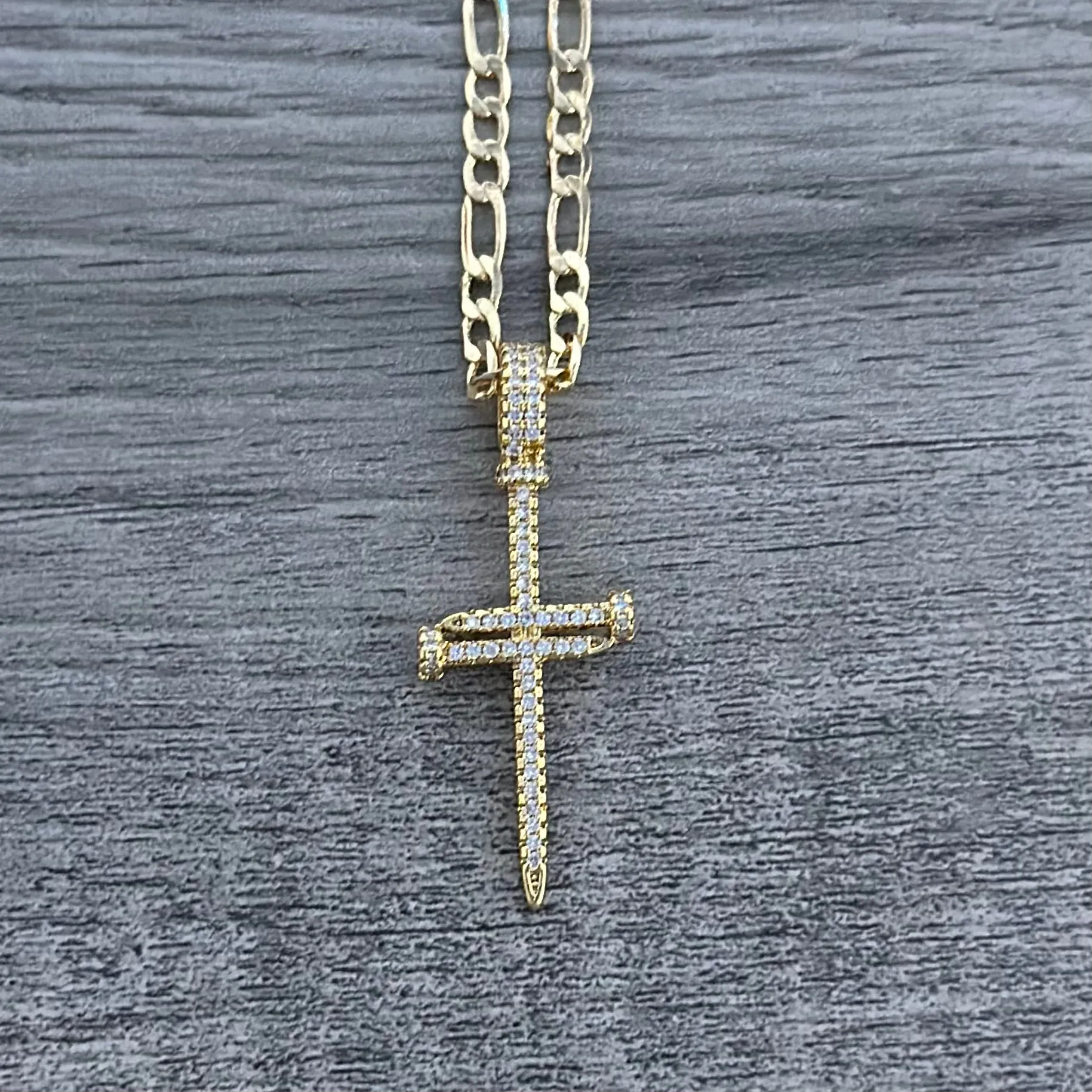 Clavo Cross Necklace