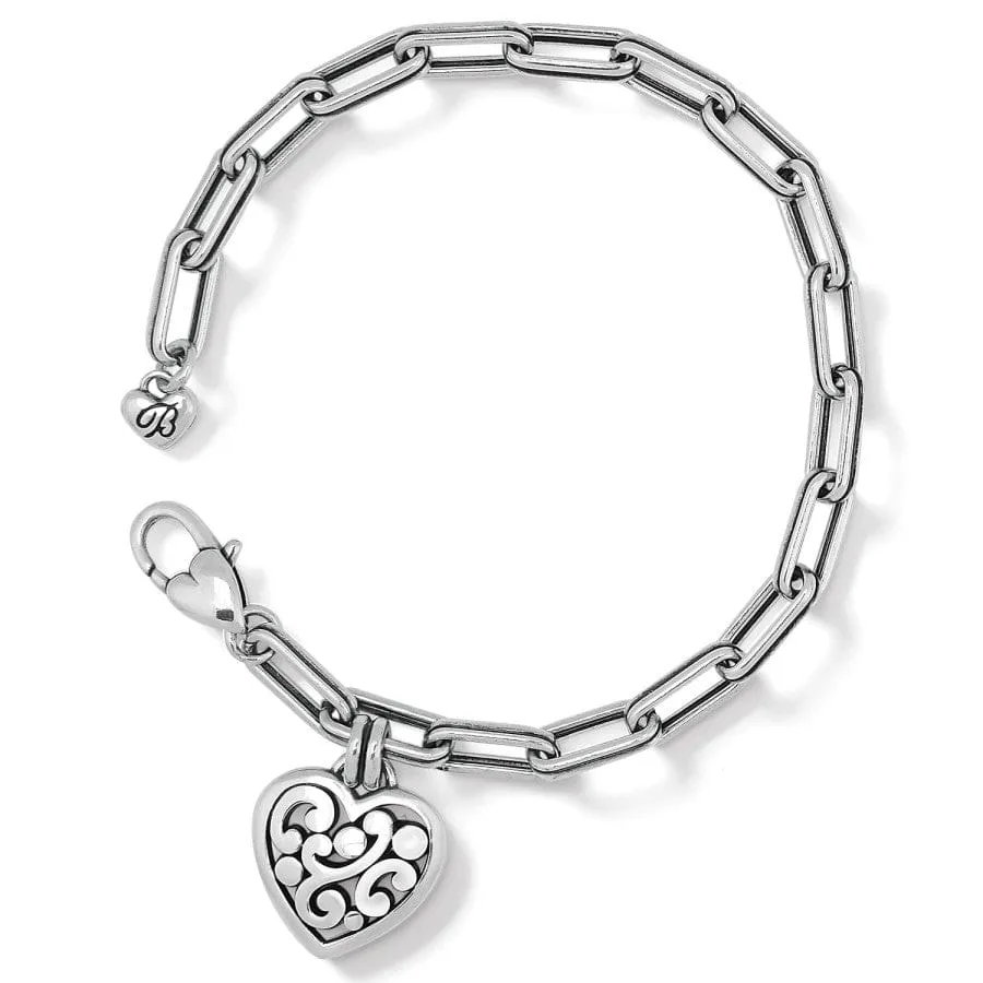 Contempo Heart Link Bracelet