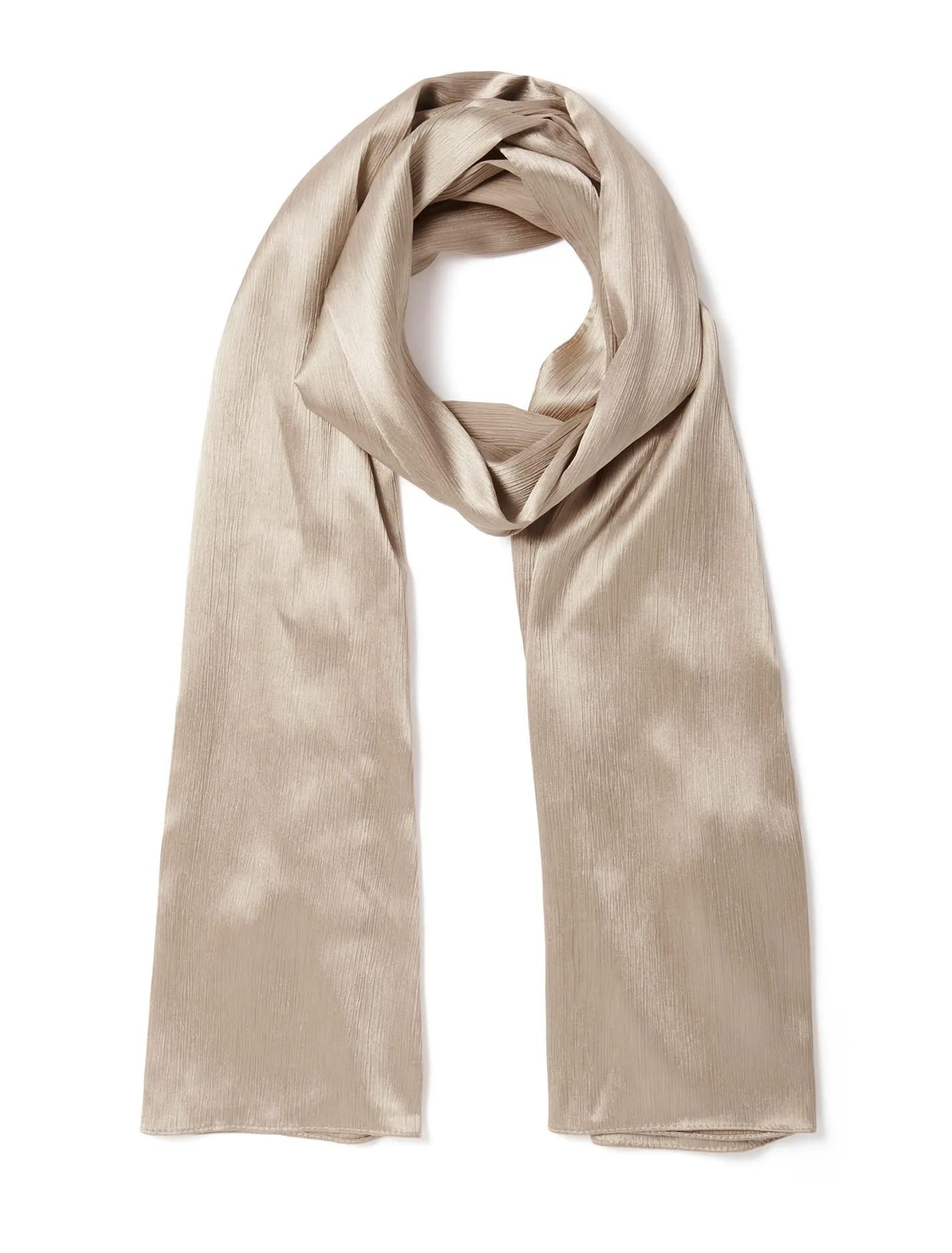 Cora Crinkle Satin Scarf