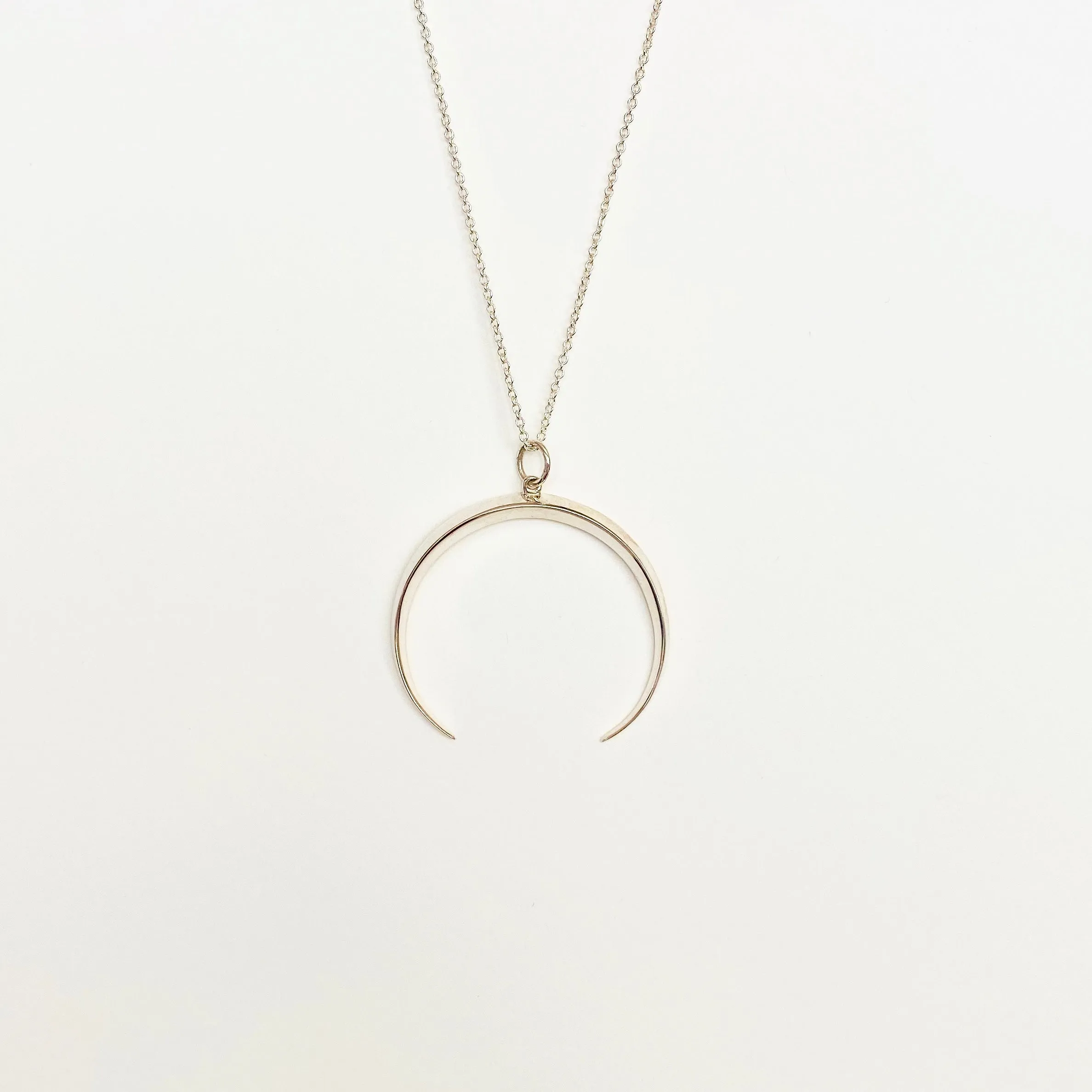 Crescent Moon Pendant Necklace