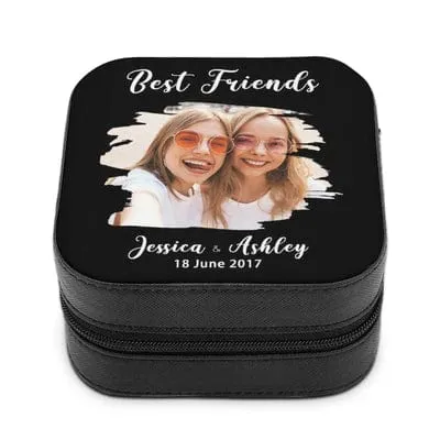 Custom Name Friends Jewelry Storage Box Jewelry Decorative Trinket Case Jewelry Organizer for Women Gift