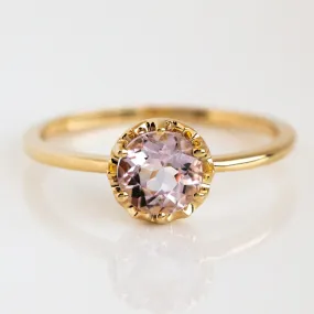 Desert Flower Ring with Morganite