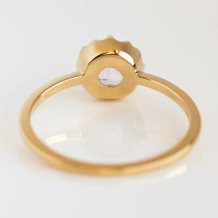 Desert Flower Ring with Morganite