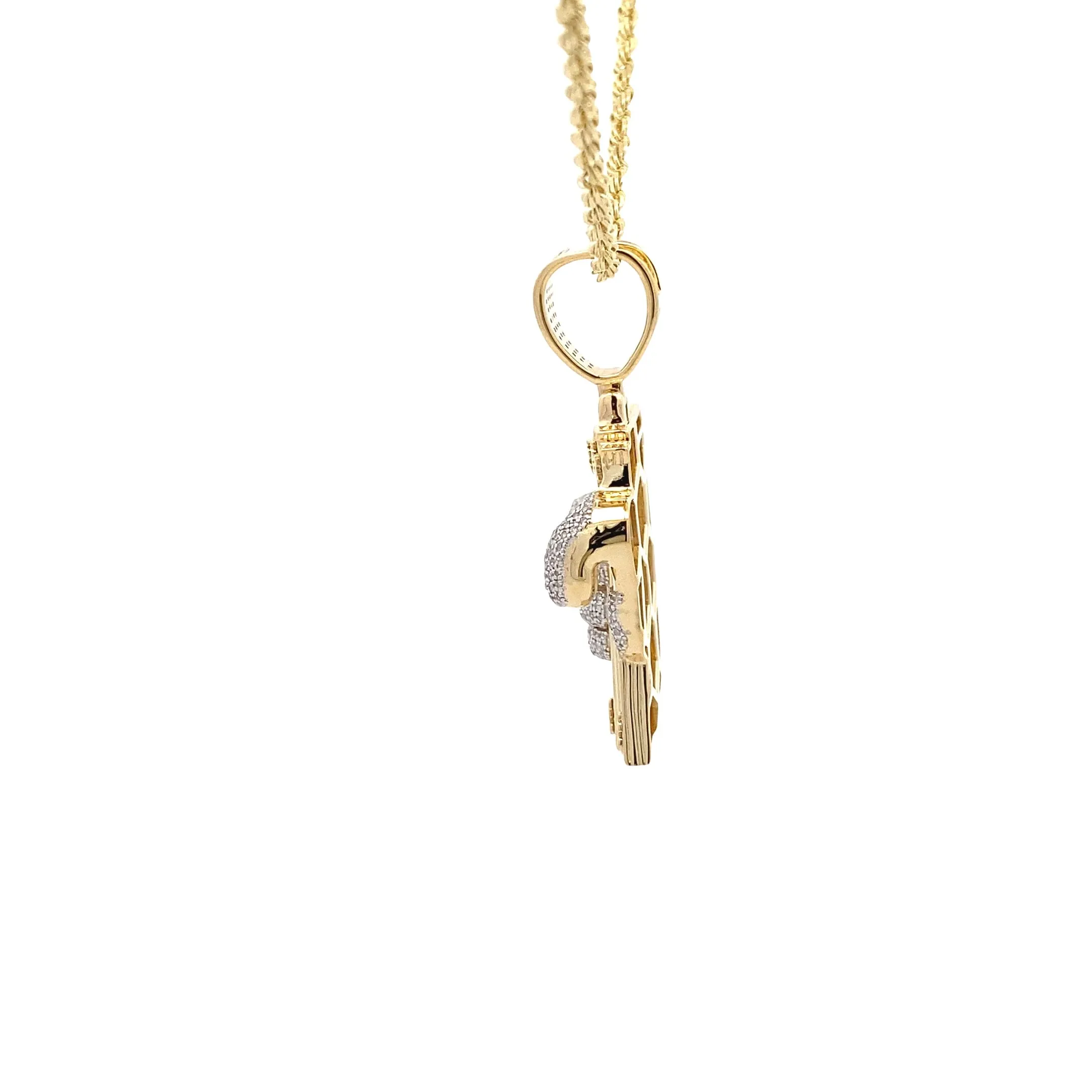 Diamond Money Stack Pendant