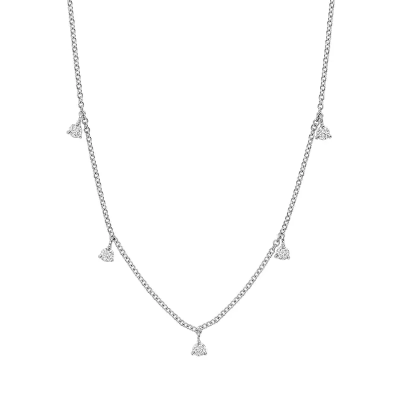 Diamond Station Necklace