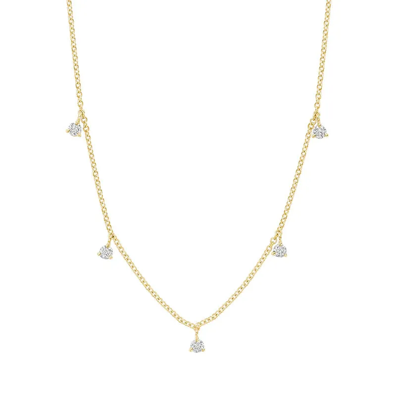 Diamond Station Necklace