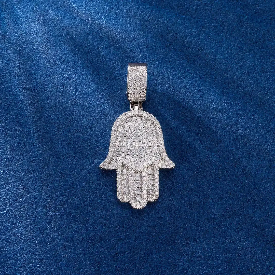 Double-Layered Hamsa Pendant