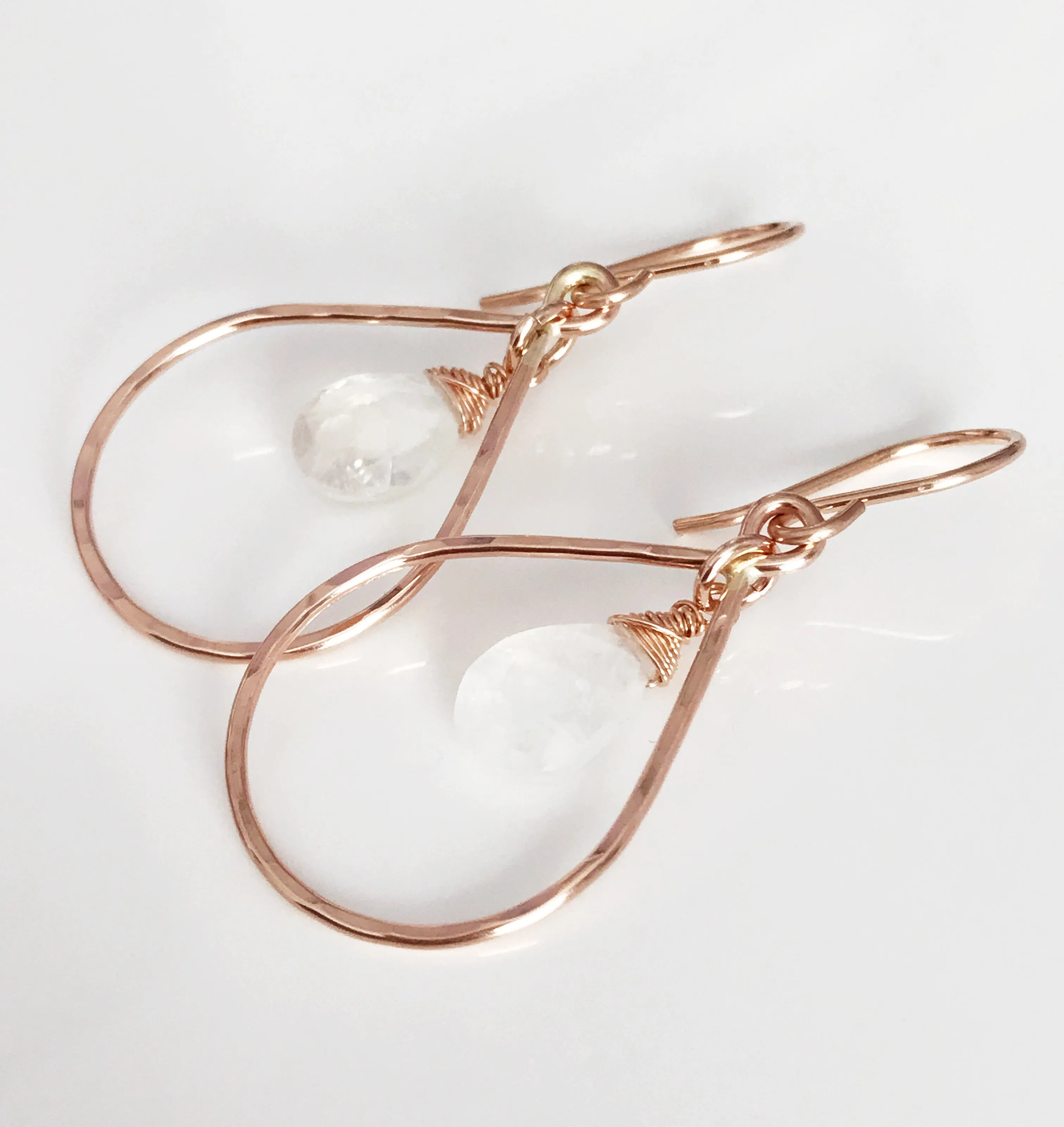 Earrings IRINA - moonstone (E417)