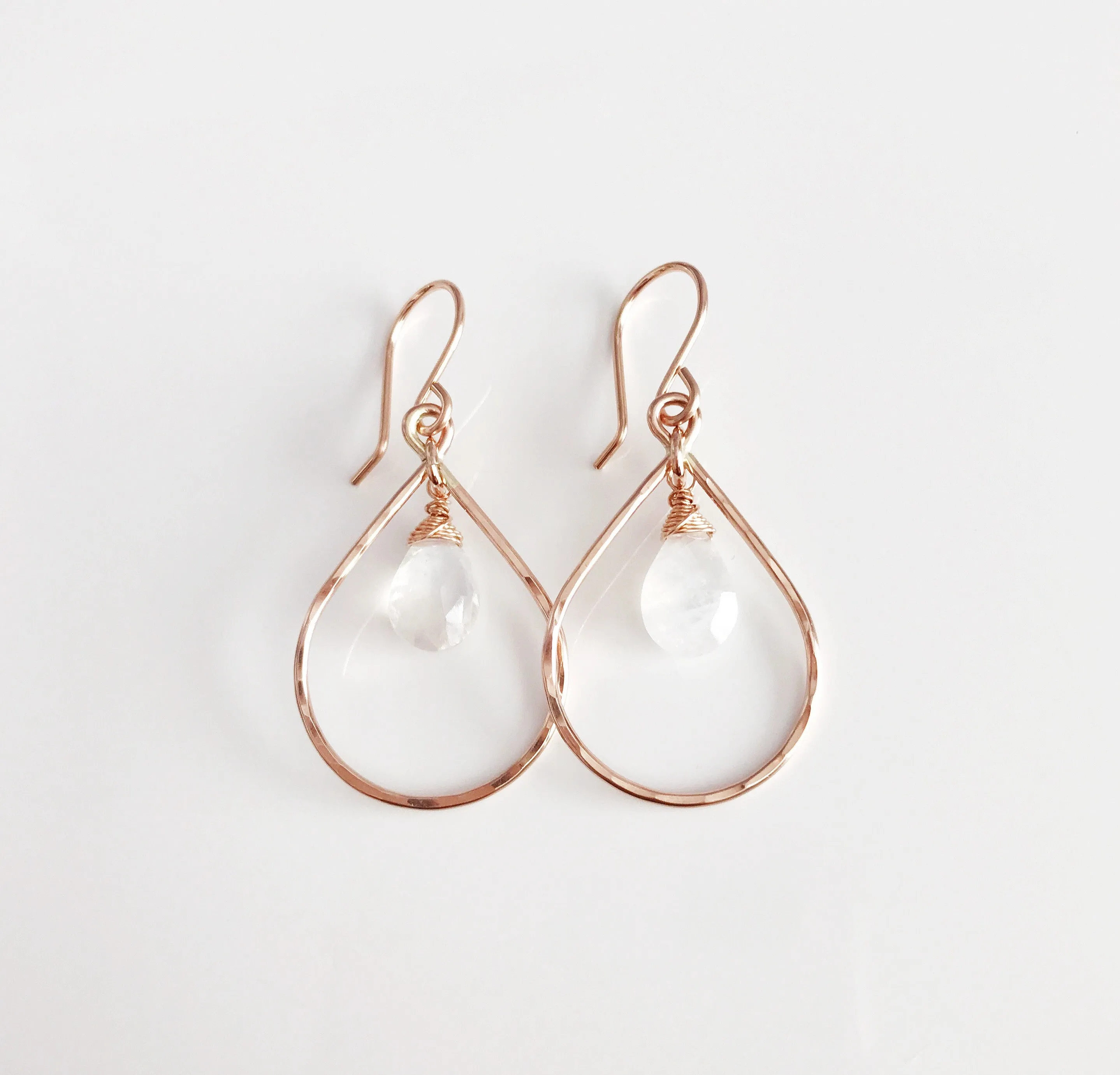 Earrings IRINA - moonstone (E417)