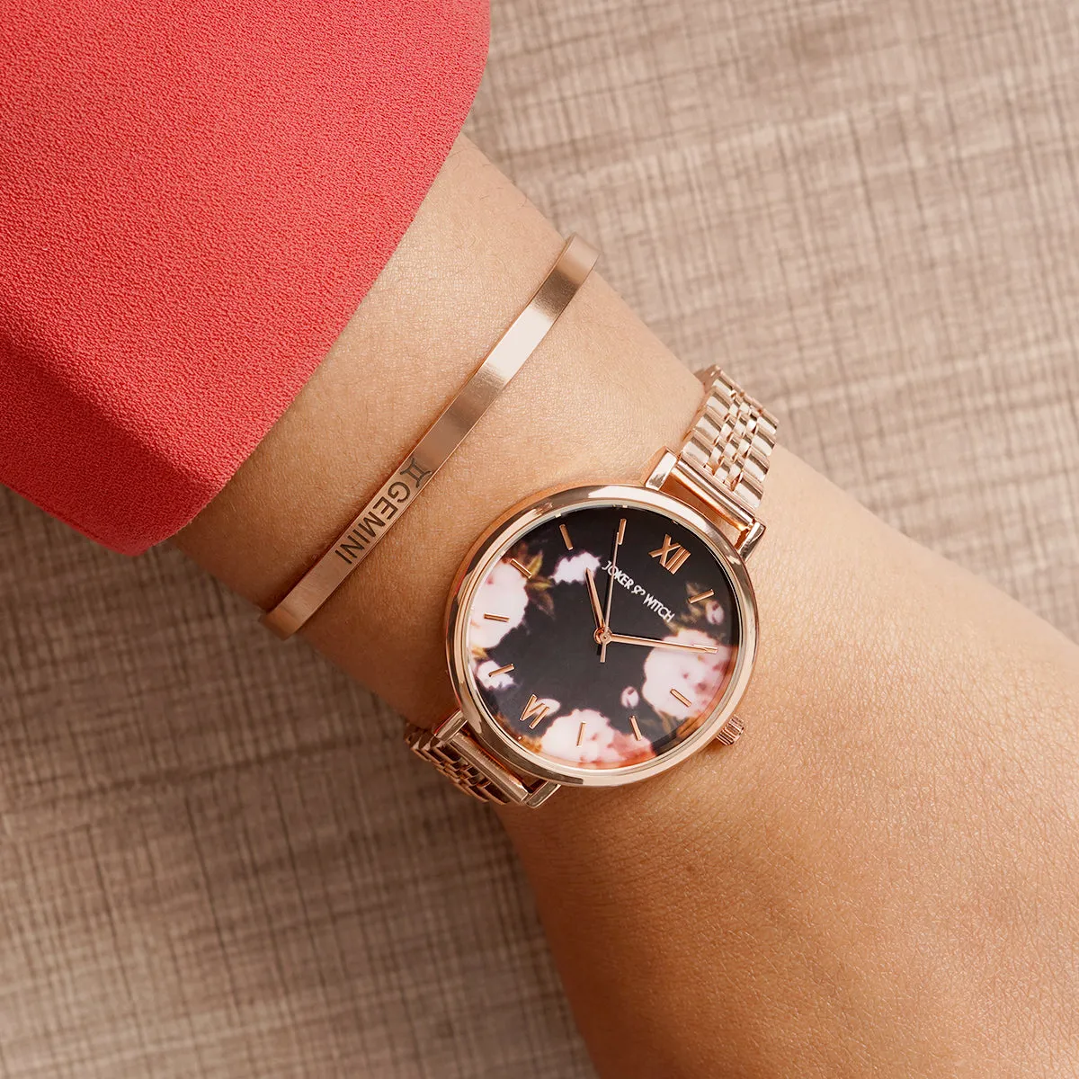 Fleur Gemini Watch Bracelet Stack