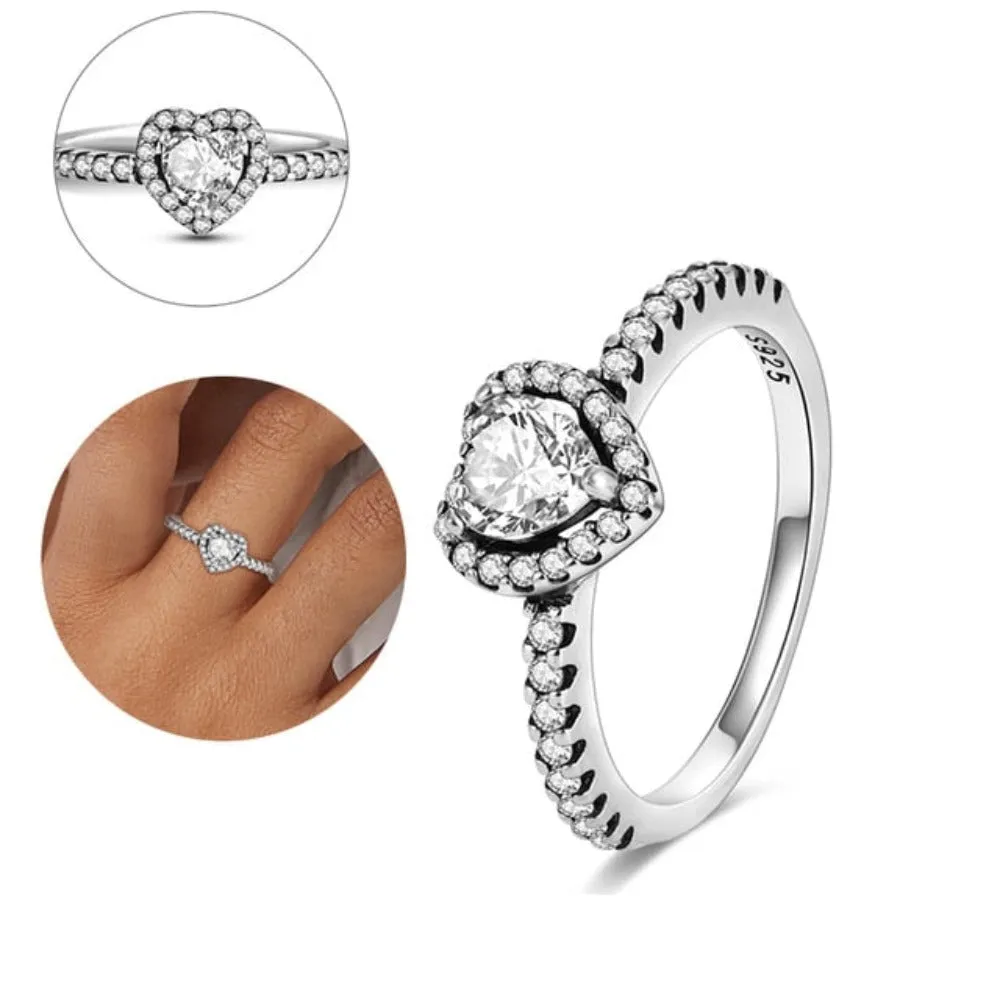 Stunning Glistening Affectionate Love Ring Jewelry