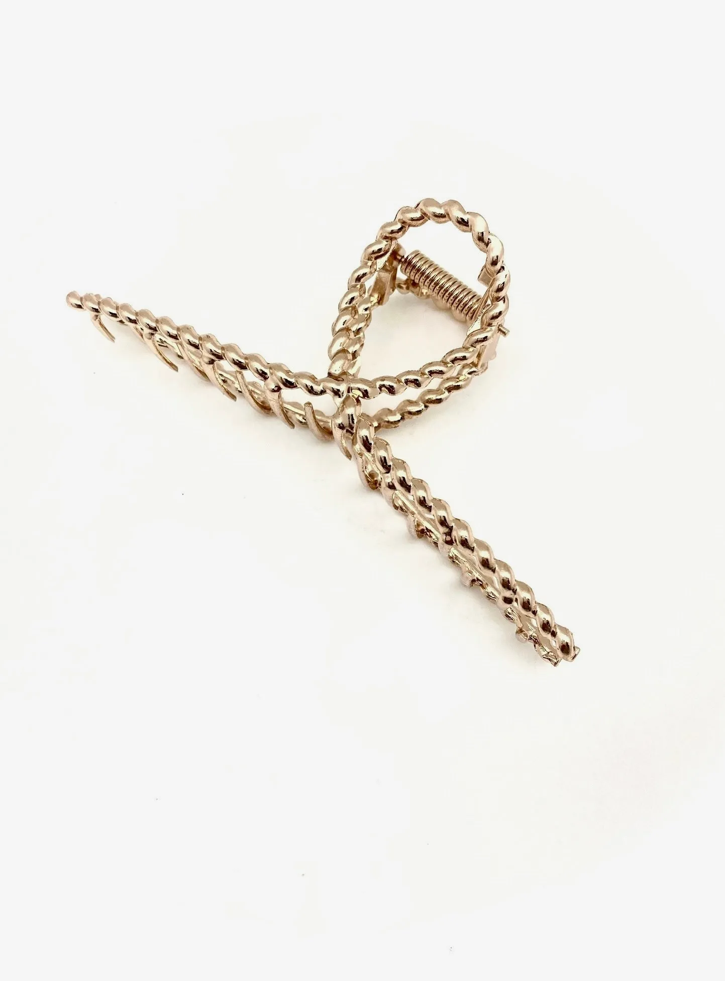 Gold Twist Claw Clip