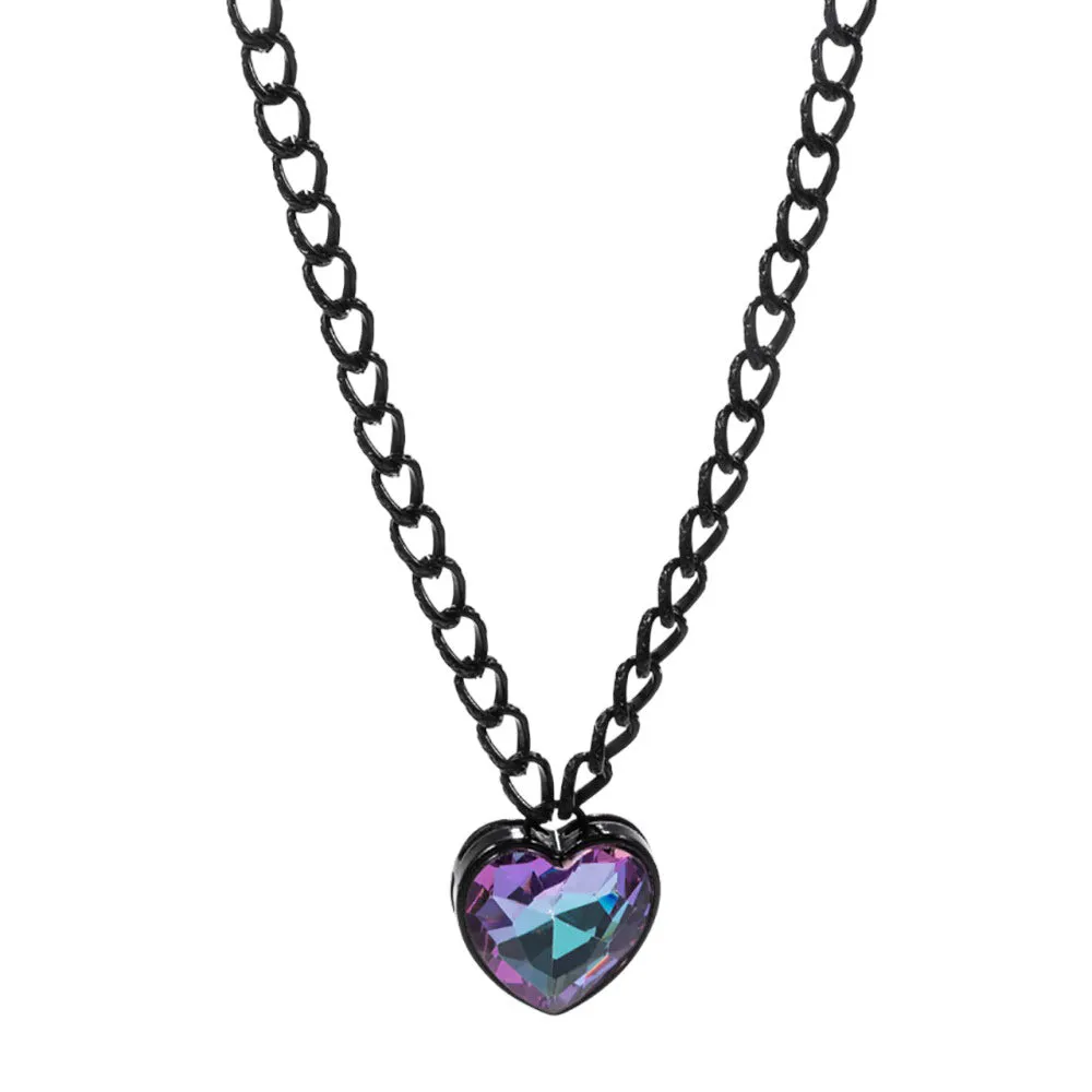 Heart Stone Pendant Necklace