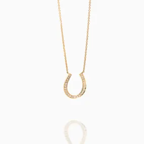 Horseshoe Diamond Necklace