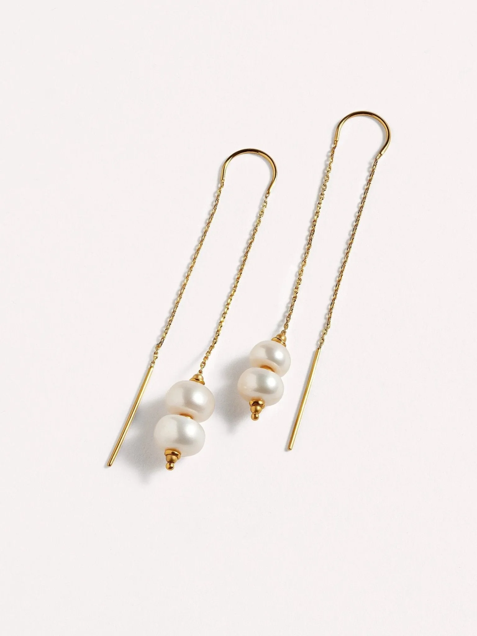 Hunita Pearl Threaders Earrings