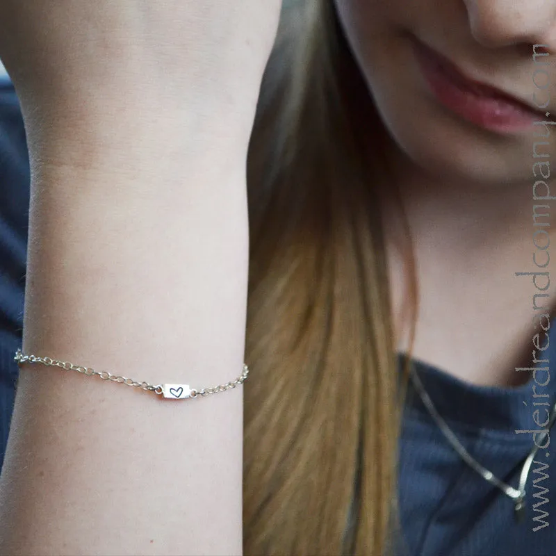 Itty Bitty Bracelets with In-Line Charms