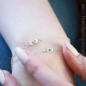 Itty Bitty Bracelets with In-Line Charms