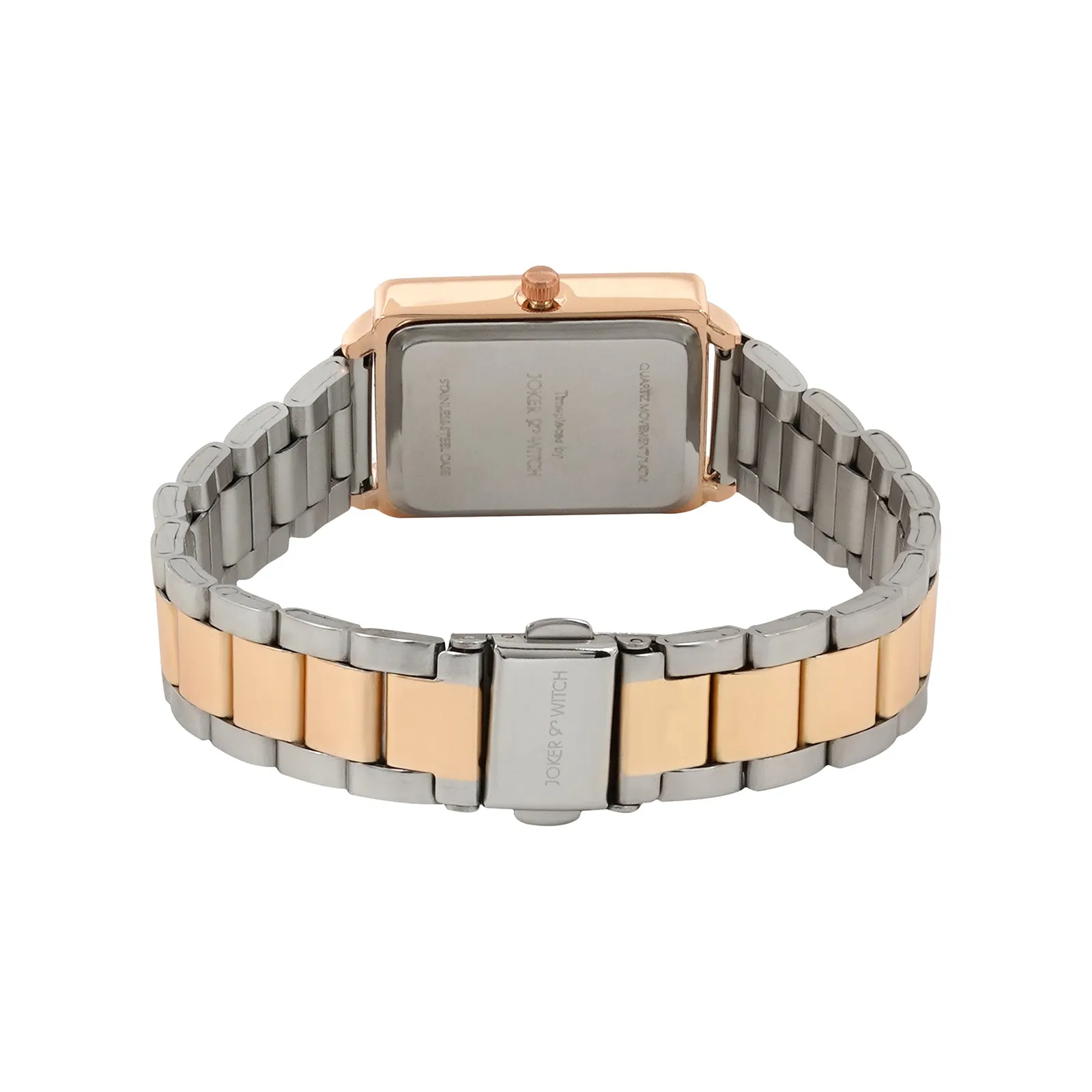 Kimberly Dual Tone Watch Bracelet Stack