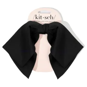 KITSCH | Recycled Fabric Bow Hair Clip - Black