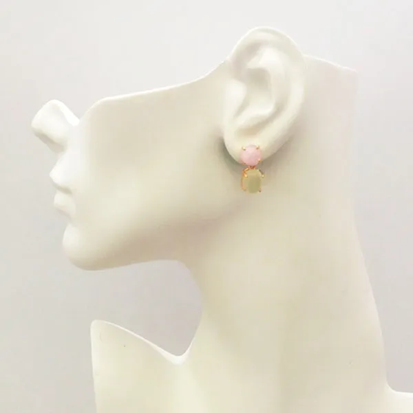 Kunzite & Prehnite Separates Earrings