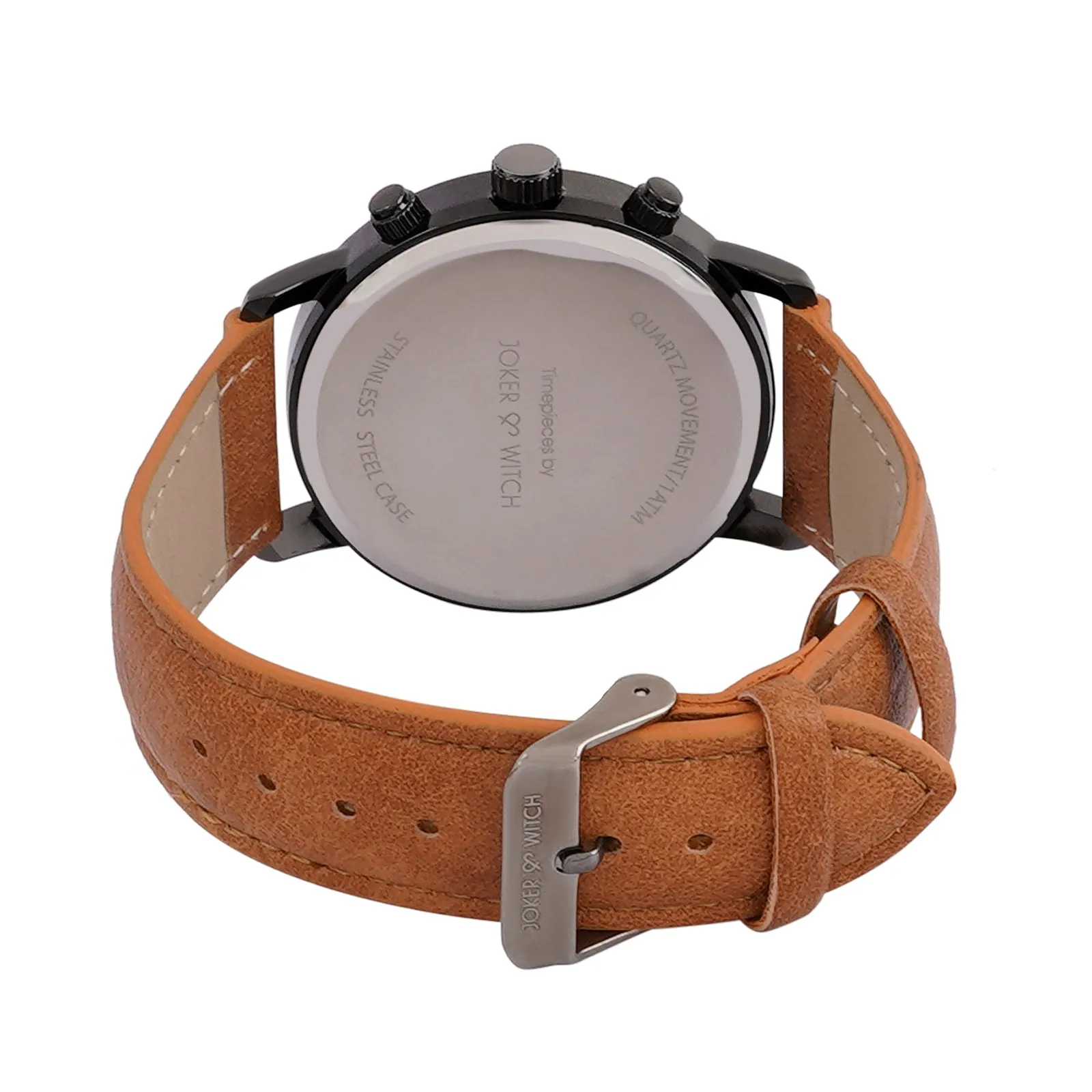 Laanda Grey Dial Brown Pu Strap Watch