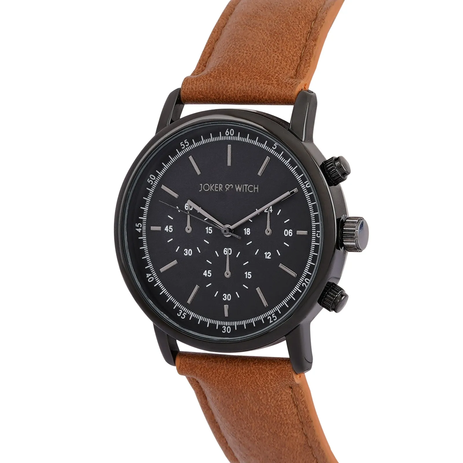 Laanda Grey Dial Brown Pu Strap Watch