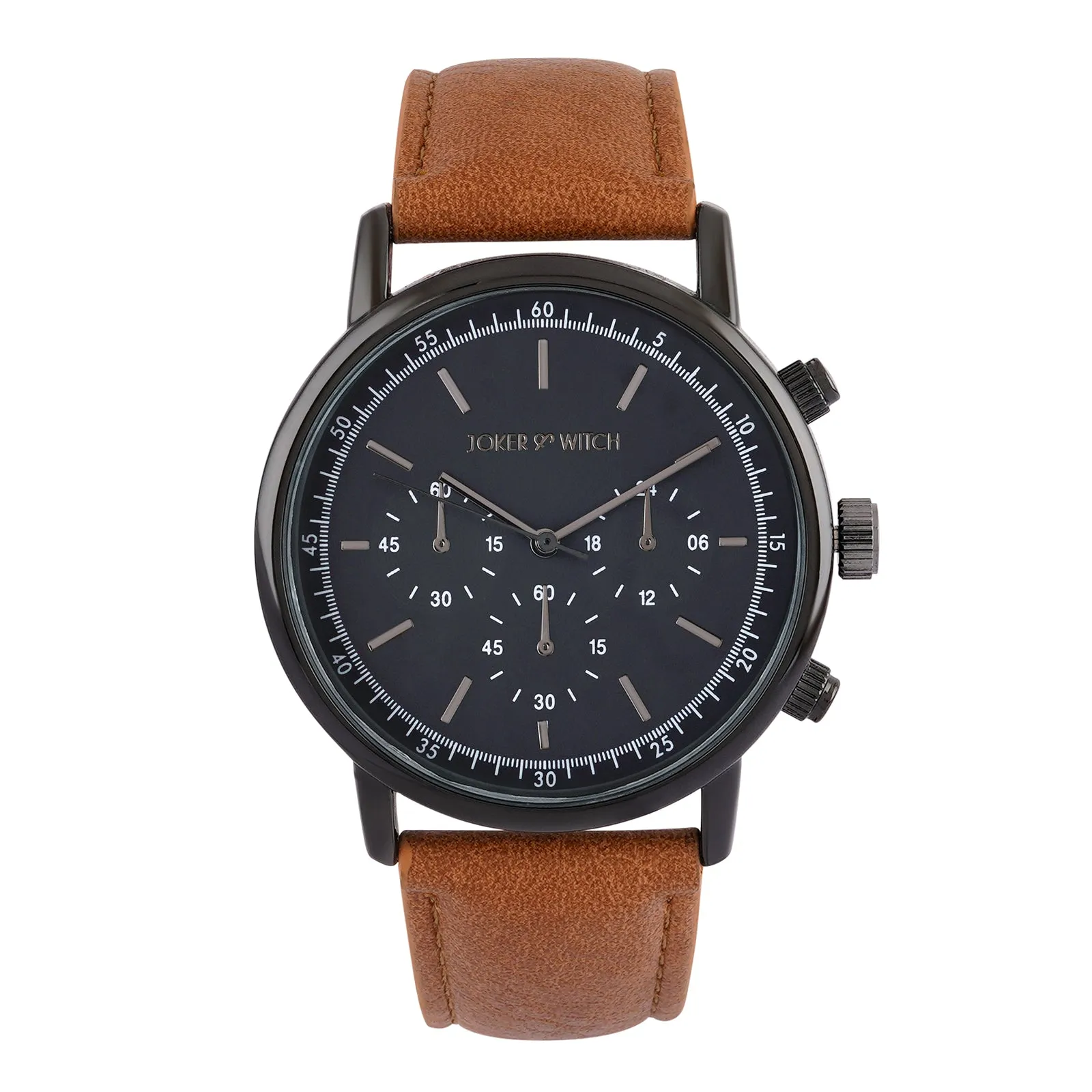 Laanda Grey Dial Brown Pu Strap Watch