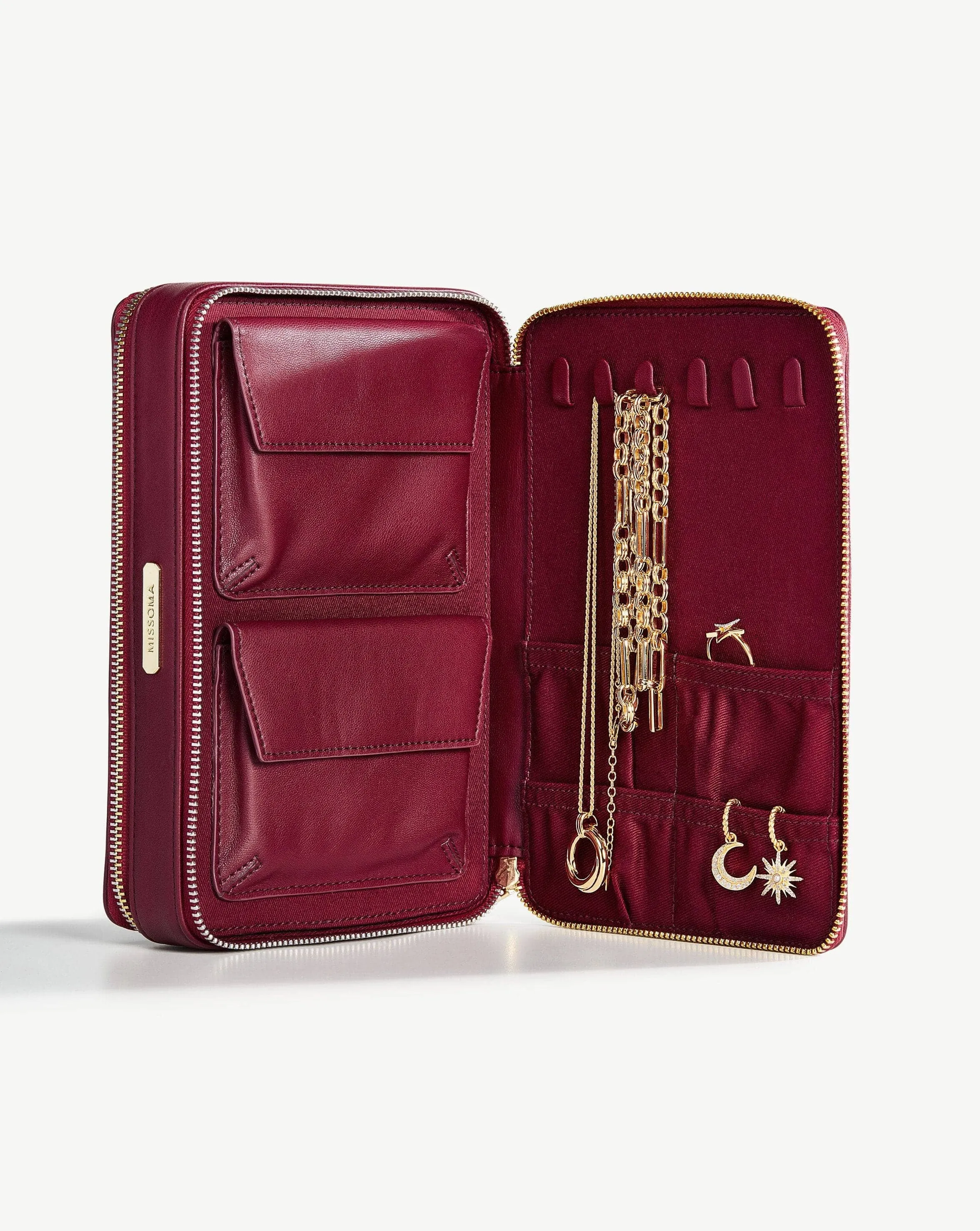 Large Jewelry Case | Burgundy