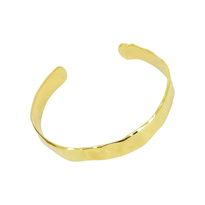 Liberty Bangle, Gold Plated - 6mm